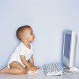 Baby Using Computer